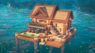 Minecraft  How to Build a Lake House [upl. by Nirred222]