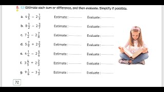 Grade 5  Estimation  Benchmarks  Adding and Subtracting Fractions  MATH  2nd Term مهم جدا [upl. by Eniluap]