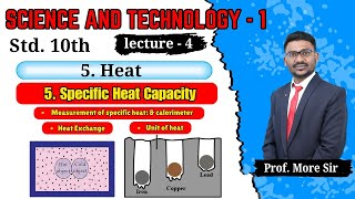 Chapter 5 Heat I Lecture4 I Specific Heat Capacity I Unit of heat I Heat Exchange l 10th Science 1 [upl. by Azyl]