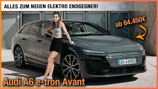 Audi A6 etron Avant 2024 Alles zum NEUEN Elektro Endgegner ab 64450€Fahrbericht  Review  Test [upl. by Flanders]