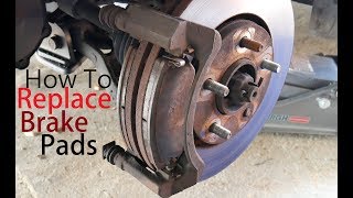 How To Change Replace Brake Pads Easy Simple [upl. by Milburt]