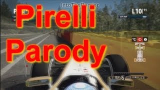 F1 Game 2012  When Pirelli make F1 tyres Parody [upl. by Gardal]