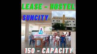 Less Rental Hostel Lease in Hyderabad  Sale Hostel Lease in Suncity  Hostel For Sales in Hyderabad [upl. by Isleana]