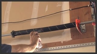 Lubricating a garage door [upl. by Gnanmas]