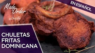 Chuletas Fritas Dominicanas  Recetas Dominicanas  A La Orden  Chef Zee Cooks [upl. by Irwinn152]