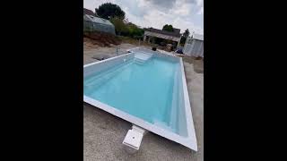 Installation d une piscine coque alliance piscines larimar New 2022 [upl. by Ahiel320]