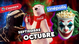 Palomeras CINEMEX y CINÉPOLIS confirmadas en OCTUBRE [upl. by Adnawat650]