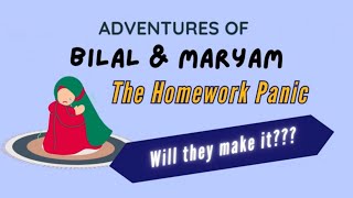 Short Story  Moral Story  The Homework Panic  Short Story in English  One minute Stories [upl. by Iek]