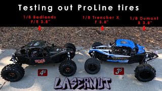 Lasernuts running 38quot Prolines [upl. by Elacim]