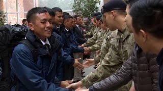 Gurkha Class Of 2016 Arrive in UK  Forces TV [upl. by Calan]