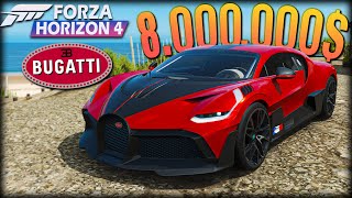 ΟΔΗΓΑΩ ΤΗΝ ΠΙΟ ΑΚΡΙΒΗ BUGATTI DIVO ΜΕ 8000000  FORZA HORIZON 4 [upl. by Atir]