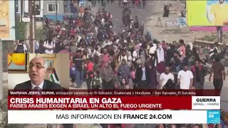 Marwan Jebril Burini quotEsto no es una guerra contra Hamás es un genocidio contra los palestinosquot [upl. by Whitehurst]