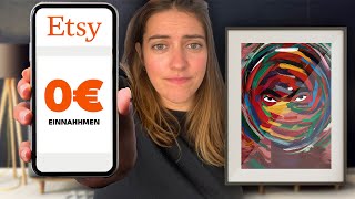 Wieso du mit AI Kunst kein Geld verdienst  Digitale Produkte auf Etsy verkaufen  so gehts [upl. by Silvers42]