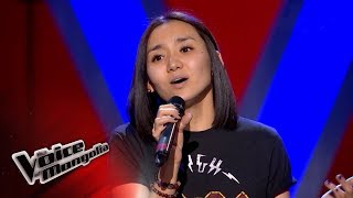 SanchirU  quotBelievequot  Blind Audition  The Voice of Mongolia 2018 [upl. by Arimahs]