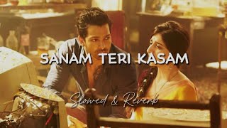 Sanam Teri Kasam  Slowed amp Reverb  Ankit Tiwari amp palak Muchhal [upl. by Arodal]