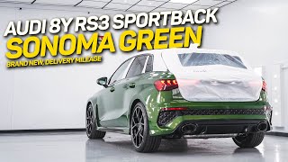 Sonoma Green Audi Exclusive Paint  Brand New 2023 Audi RS3 8Y Vorsprung Sportback [upl. by Aurelea]