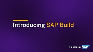 Introducing SAP Build  SAP TechEd Demo [upl. by Garrett]