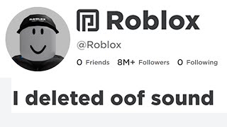 Roblox deleted oof sound😭real [upl. by Yeldua]