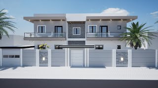 Une maison typiquement sénégalaise avec une belle touche de modernité Bâtie sur 500 m² soit 2025 [upl. by Enahsal]