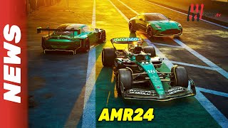 NEW ASTON MARTIN ARAMCO F1 AMR24 2024  FIRST LOOK [upl. by Odlabso]