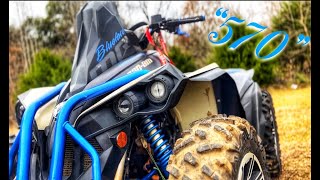 Canam Renegade 570 XMR DESTROYS Some BIG BLOCK 1K Motors [upl. by Raimes]