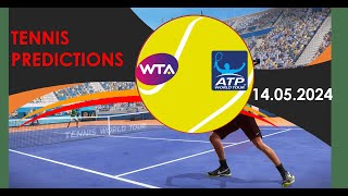 Tennis Predictions TodayATP RomeWTA RomeWTA ParisWTA ParmaTennis Betting TipsTennis Preview [upl. by Dubois]