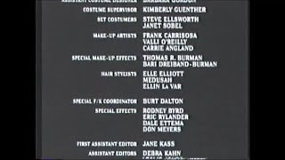 The Bodyguard 1992 End Credits TNT 2005 [upl. by Assirek]