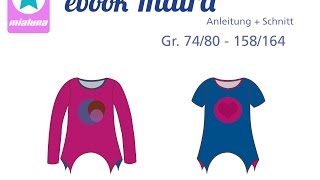 Nähanleitung Tutorial Ebook Shirt Indira [upl. by Kendal]