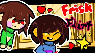 Frisk flirts during genocide  Undertale Animation [upl. by Fradin52]