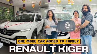 ONE MORE CAR ADDED🫶🏻❤️ RENAULT KIGER BETTER THEN TATA CARS [upl. by Narhem]