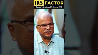 Watch IAS Factor Interview Series called IMPACT with Ananthakrishnan IPS Former with Arjun R Shankar [upl. by Inami]