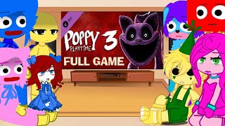 Poppy Playtime Chapter 3 React To Poppy Playtime Chapter 3 Full Game Walkthrough II Naomi 🐰 [upl. by Pestana]