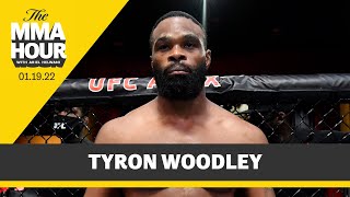 Tyron Woodley Jake Paul Hit Me With ‘Phenomenal Punch’  MMA Fighting [upl. by Chiaki490]