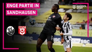 SV Sandhausen  Hallescher FC Highlights mit LiveKommentar  3 Liga  MAGENTA SPORT [upl. by Asiluj730]