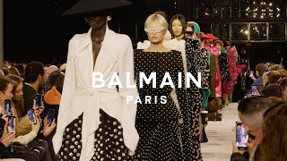 Balmain Womens Fall Winter 2023 Fashion Show [upl. by Linzer]