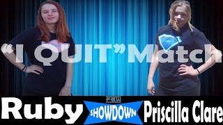 FBW Showdown Ep14Womens I Quit Match [upl. by Anehs]