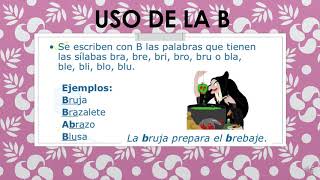 USO CORRECTO DE LA B Y V [upl. by Lime]