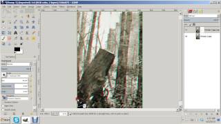 Creating a 3D anaglyph Image with GIMP [upl. by Elsie962]