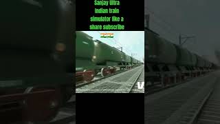 train indianrailways Sanjay Ultra Indian train simulator train play gta 🚞🚞🚞🎉🎉😱 gaming [upl. by Ahsiki]