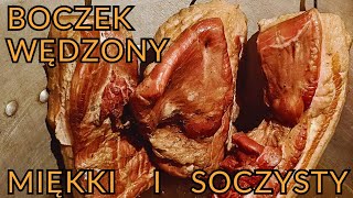 BOCZEK WĘDZONY Lekkim Dymem Czereśni Finezja Smaku SMOKED BACON GERÄUCHERTER SPECK [upl. by Alenson]