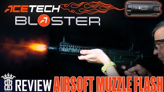 Acetech BLASTER Tracer Unit  Muzzle Flash Generator Review Deutsch [upl. by Rebliw]