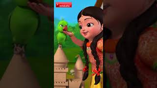 Chitti Chilakamma  Telugu Rhymes for Children  Infobells [upl. by Larrabee]