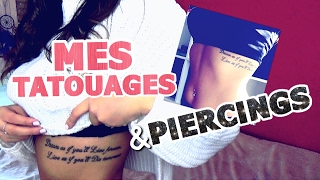 Tout sur mes piercings amp tatouages ♡ [upl. by Eimarej]