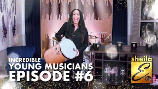 Sheila E TV  Episode 6 featuring young musicians Aron amp David Hodek and Jamie amp Justin Schultz [upl. by Ramunni]