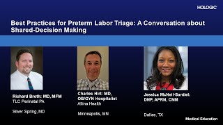 Best Practices for Preterm Labor Triage A Conversation about SharedDecision Making [upl. by Gisella]