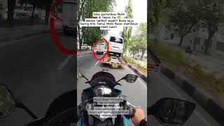 Detikdetik Mobil Besar Membawa Mobil Kecil di Atasnya bikers anakmotor youtubeshorts hiburan [upl. by Shaffert]