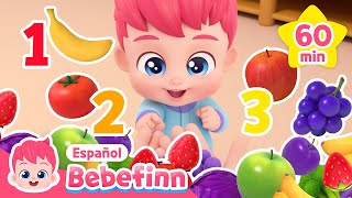 Aprendamos los Colores y Números  Maratón de las Mejores Canciones Infantiles  Bebefinn en español [upl. by Adnawyek]