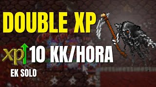 Tibia  Double XP Grim Reaper Yalahar EK Solo [upl. by Engud6]