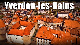 YverdonlesBains Switzerland  The thermal bath and other tourist attractions [upl. by Thamora]