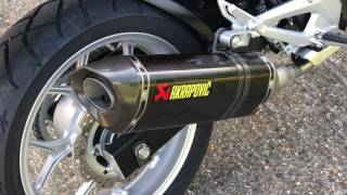 2017 NC750X Carbon Akrapovic Sound [upl. by Nagad]